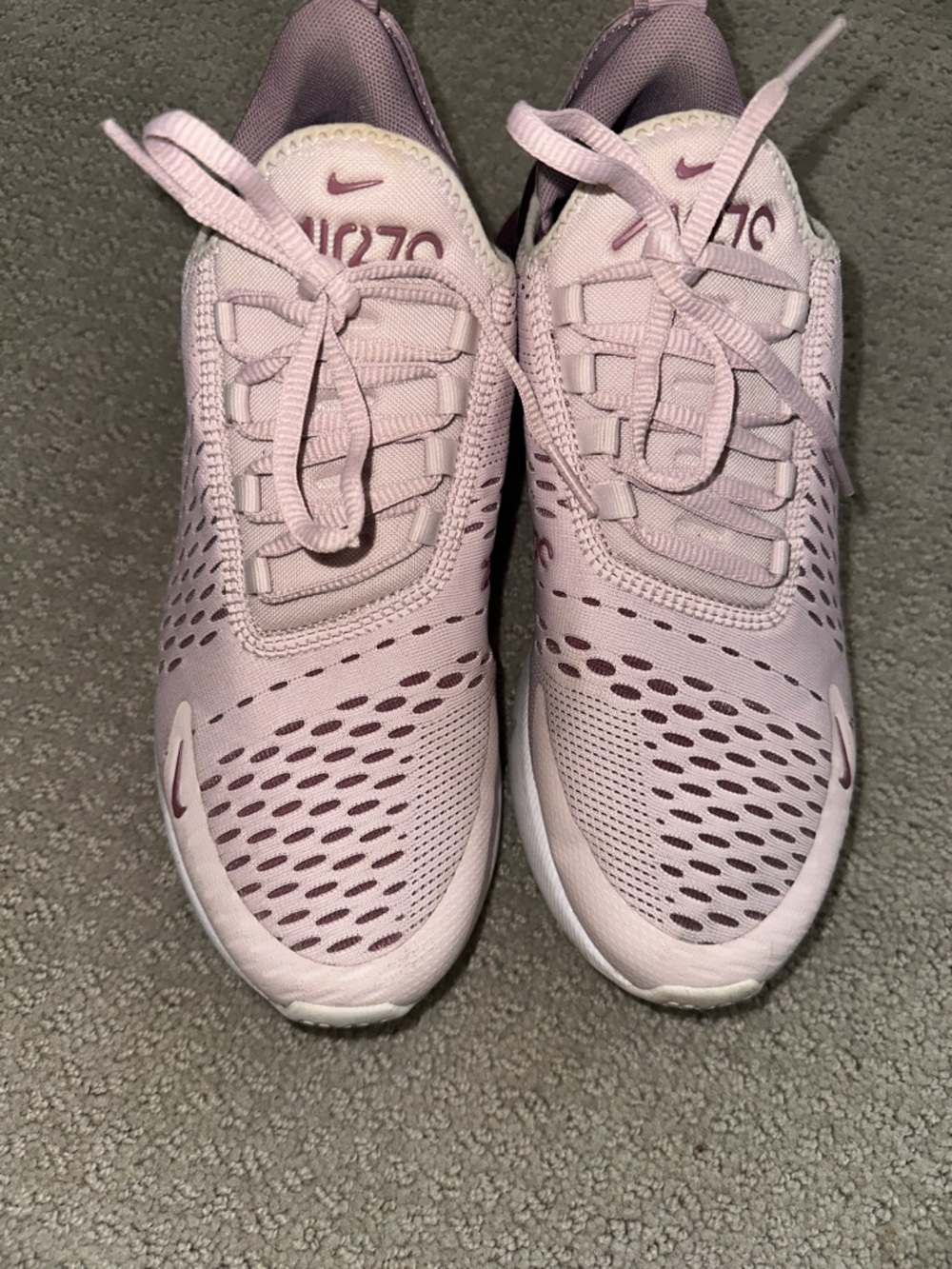 Good shape! Nike Air Max 270 Sneakers in Light Pink and Deep Plum